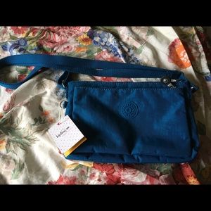 Kipling Mikaela Crossbody in Crab Blue